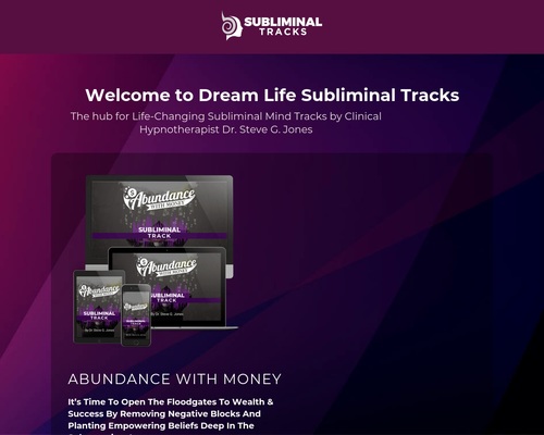 Subliminal Tracks – By Dr. Steve G. Jones Subliminal Tracks – By Dr. Steve G. Jones